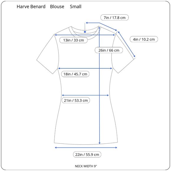 Harve Benard Small Cotton Floral Flare Hem Multicolored Elegant Top - Picture 2 of 10